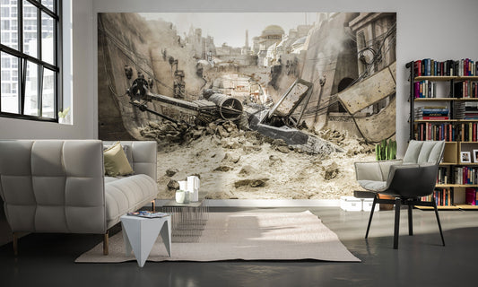 Star Wars XWing Down Movie Non-Woven Wall Mural 400 cm x 250 cm | 157" x 98"