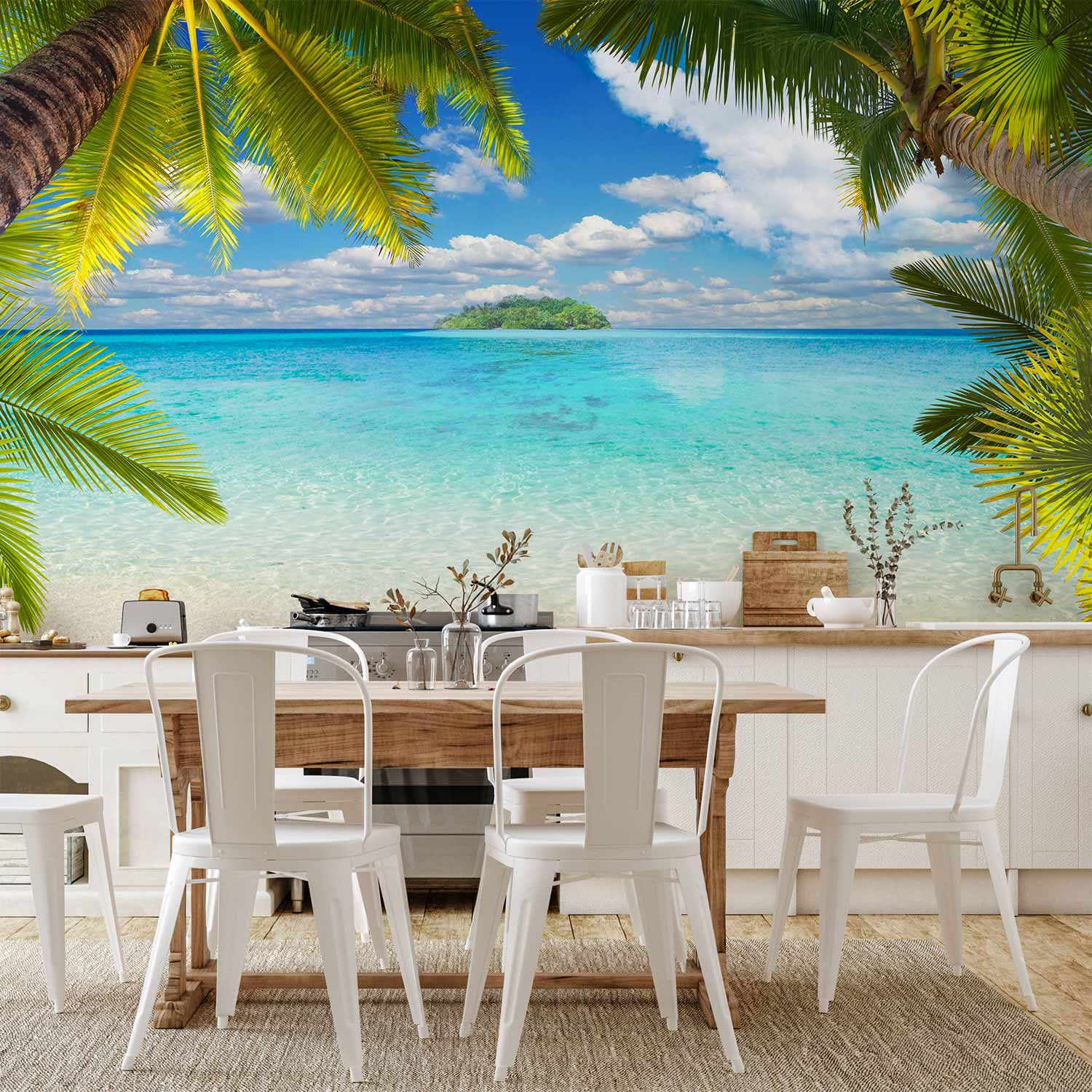 Tropical Scenery Non-woven Photo Wallpaper 10110903-21
