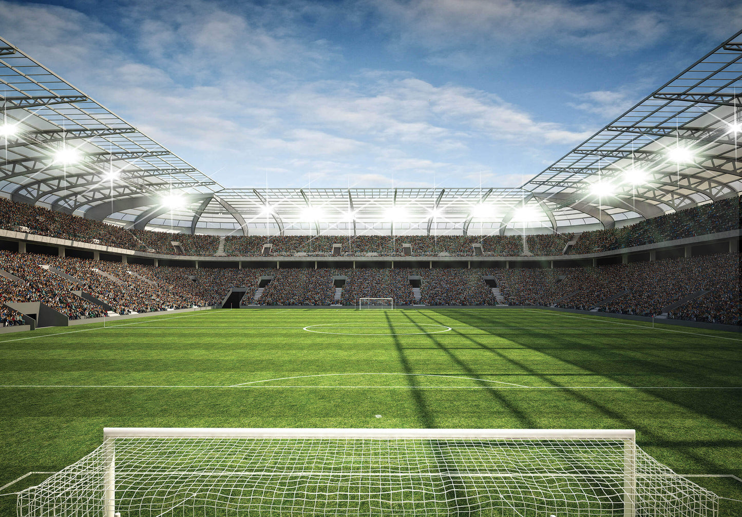 Football Stadium Kids Room Sport Non-woven Photo Wallpaper Size Selection