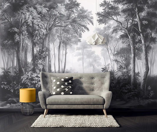 Forest Trees Non-woven Photo Wallpaper