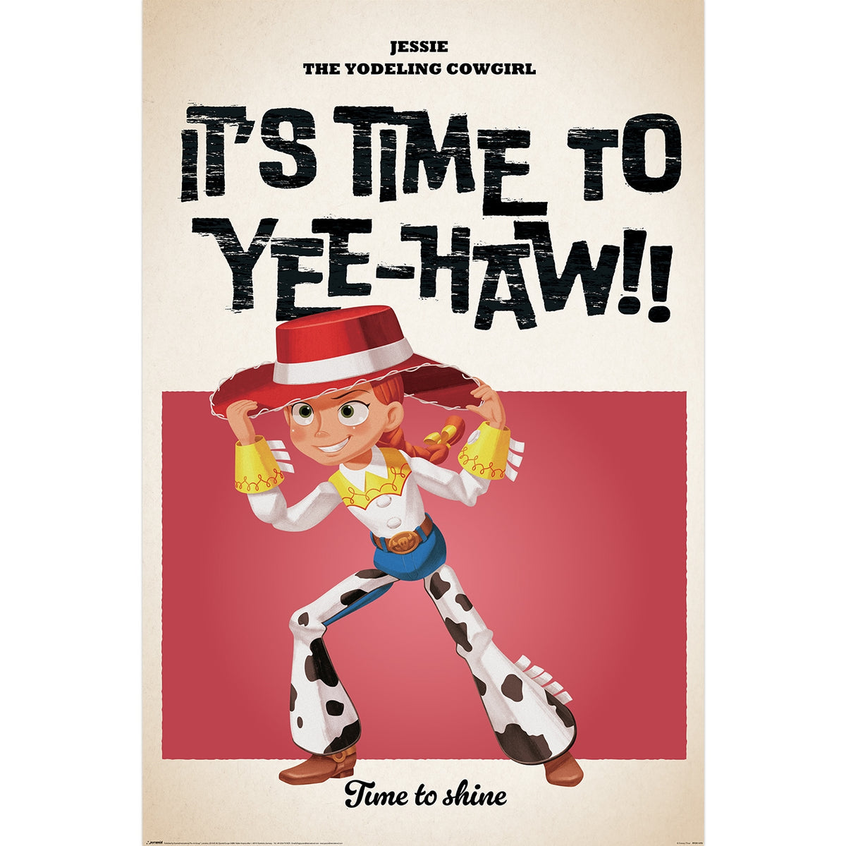 Toy Story Its Time To Yeehaw Poster Disney