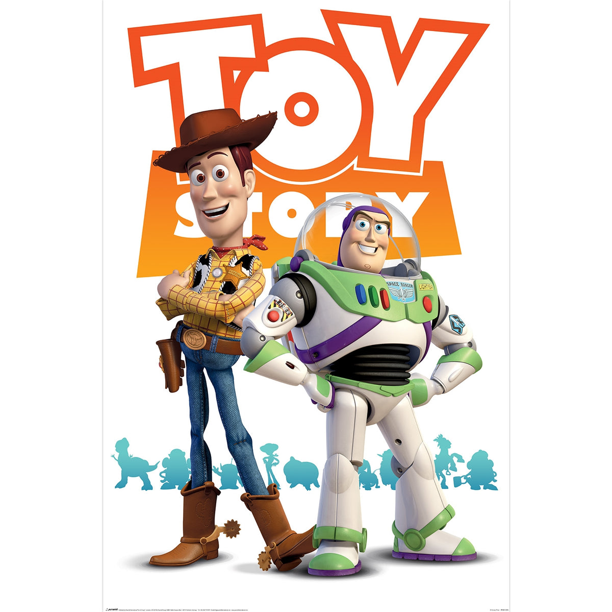 Toy Story Woody N Buzz Poster Disney