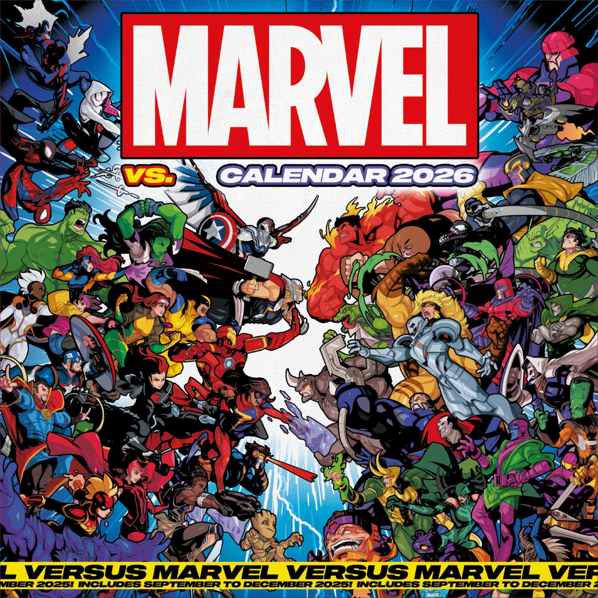 Marvel Characters 2026 SQUARE Calendar Marvel