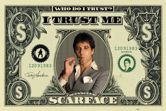 Scarface dollar Poster