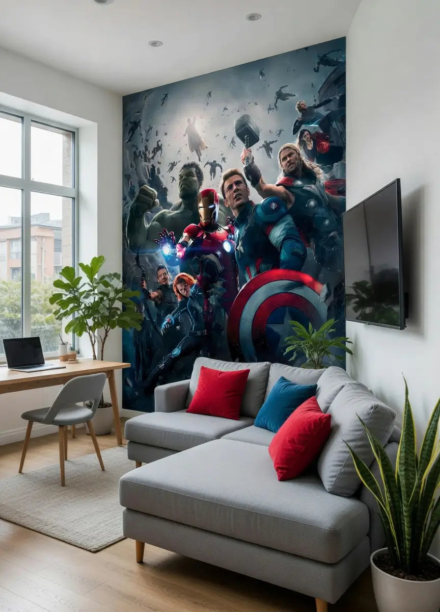 Avengers Age of Ultron Marvel Photo Wallpaper (W x H) 184cm x 254cm (72" x 100")