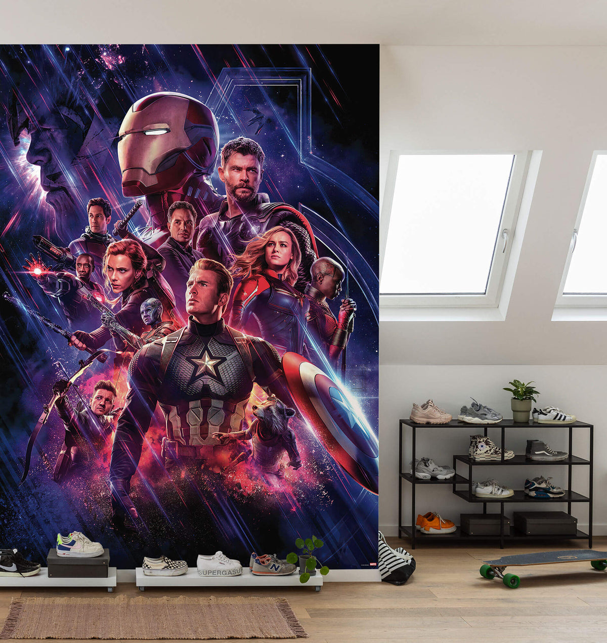 Marvel Avengers Endgame Photo Wallpaper (W x H) 184cm x 254cm (72" x 100")