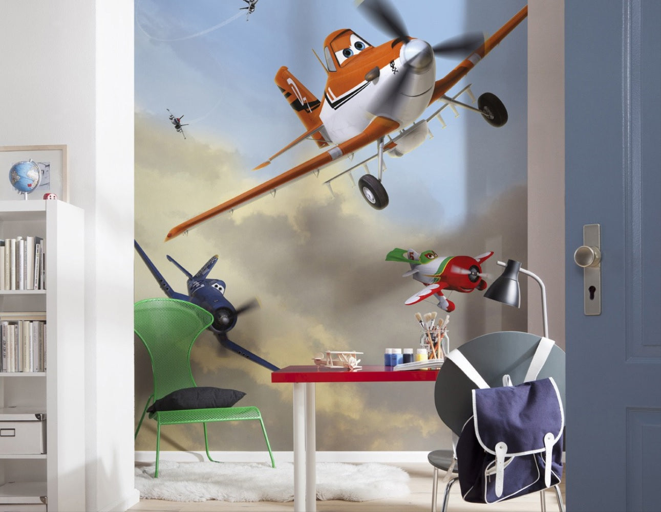 Disney Planes Children Bedroom Photo Wallpaper (W x H) 184cm x 254cm (72" x 100")