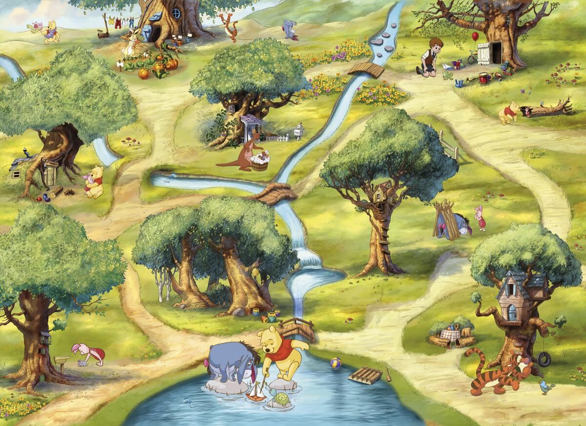 Disney The Hundred Acre Wood Photo Wallpaper (W x H) 254cm x 184cm (100" x 72")