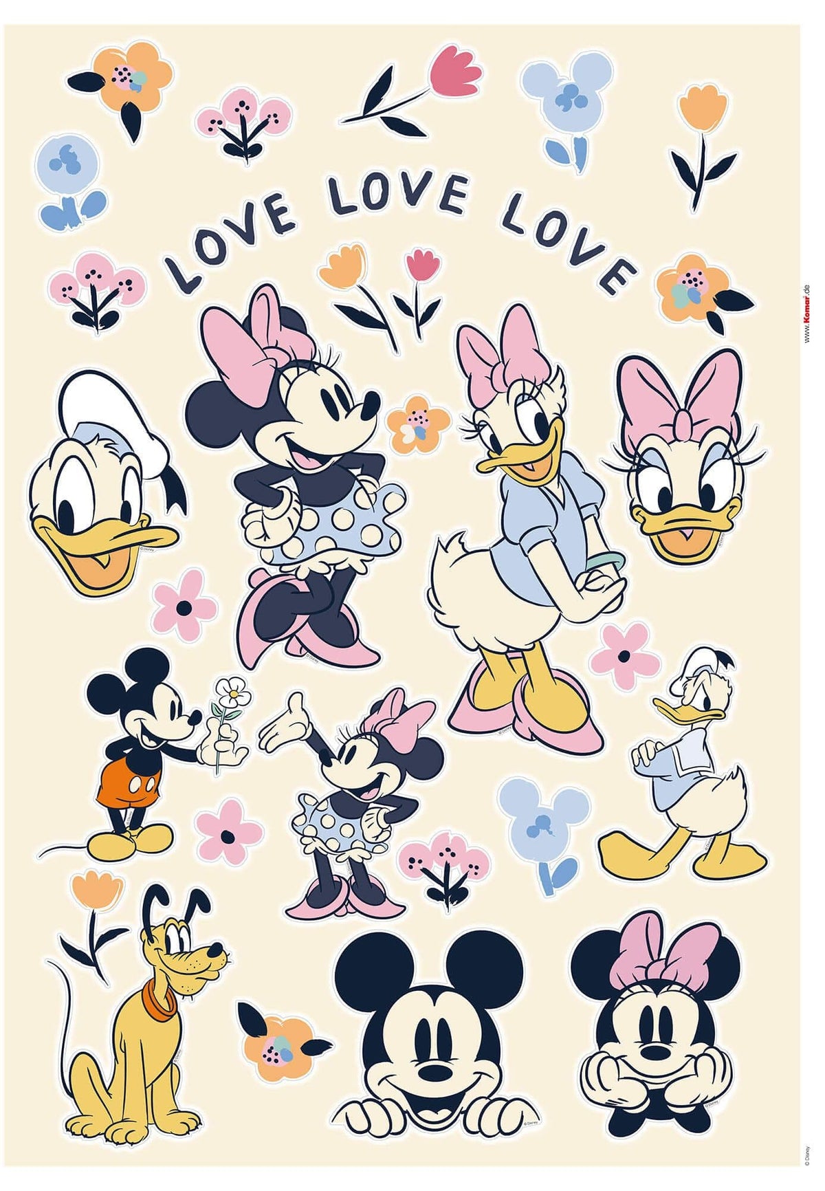 Disney Minnie Mouse Daisy Wall Stickers Disney