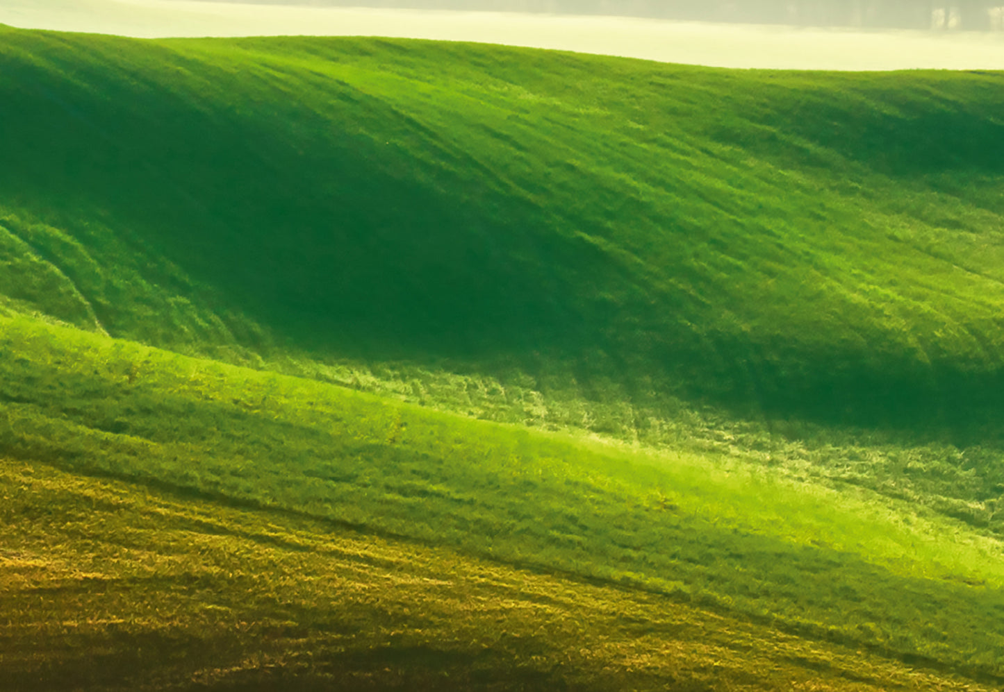 Green Hills Calm Country Scenery Nature Wallpaper Mural (W x H) 384 cm x 260 cm (151" x 102")