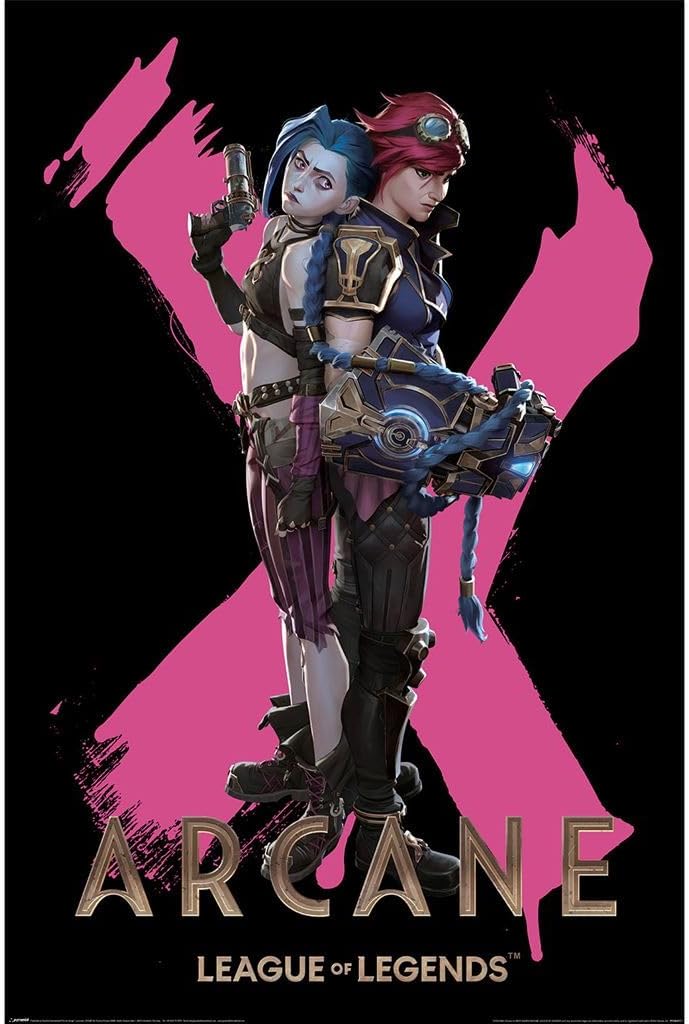 Arcane Duo League of Legends Poster League of Legends
