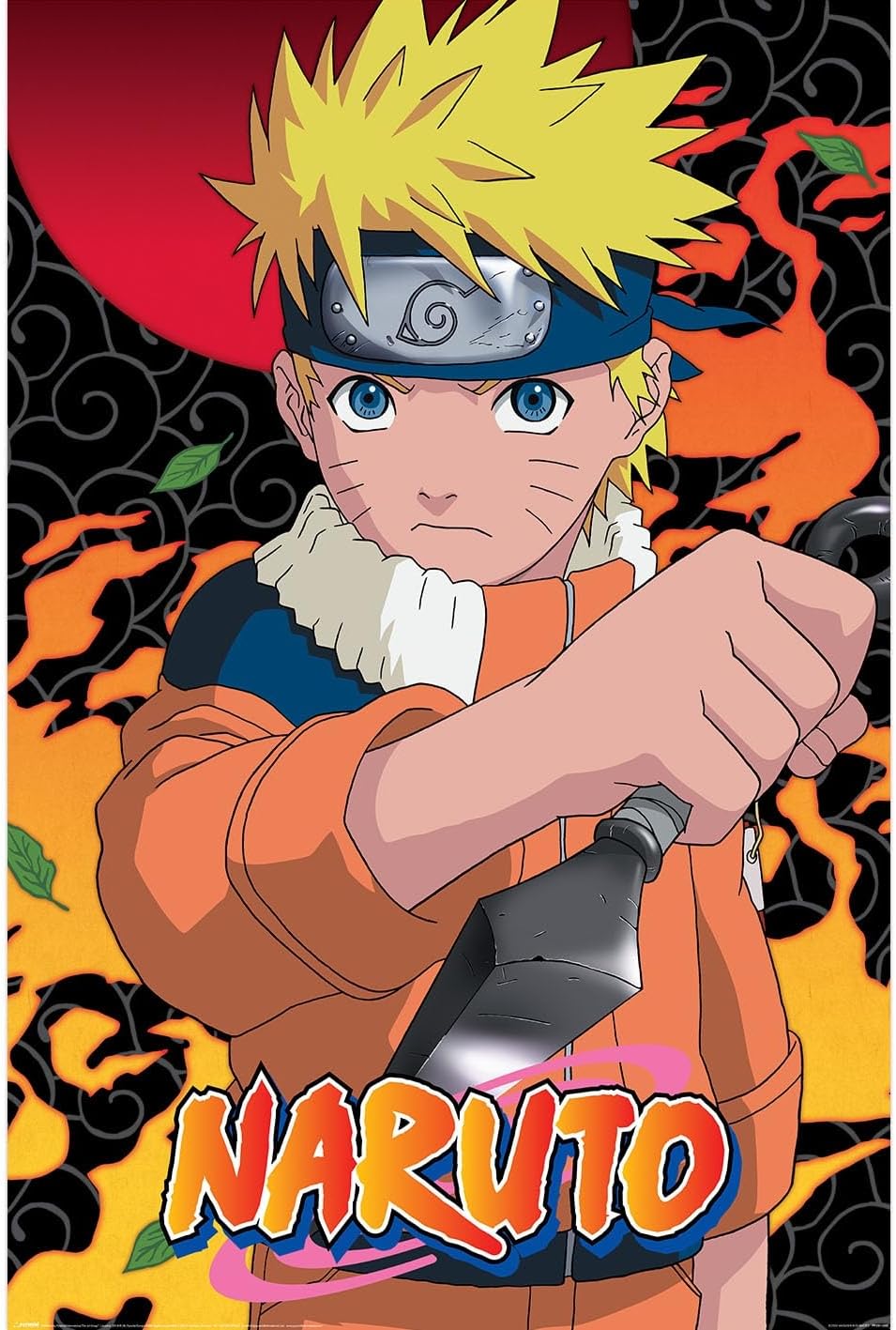 Naruto Character Iconic Anime Wall Art Uzumaki Poster