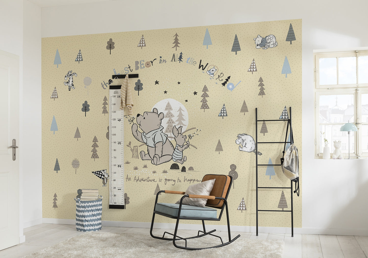 Disney Winnie the Pooh Best Bear Nursery Non-woven photo wallpaper Disney