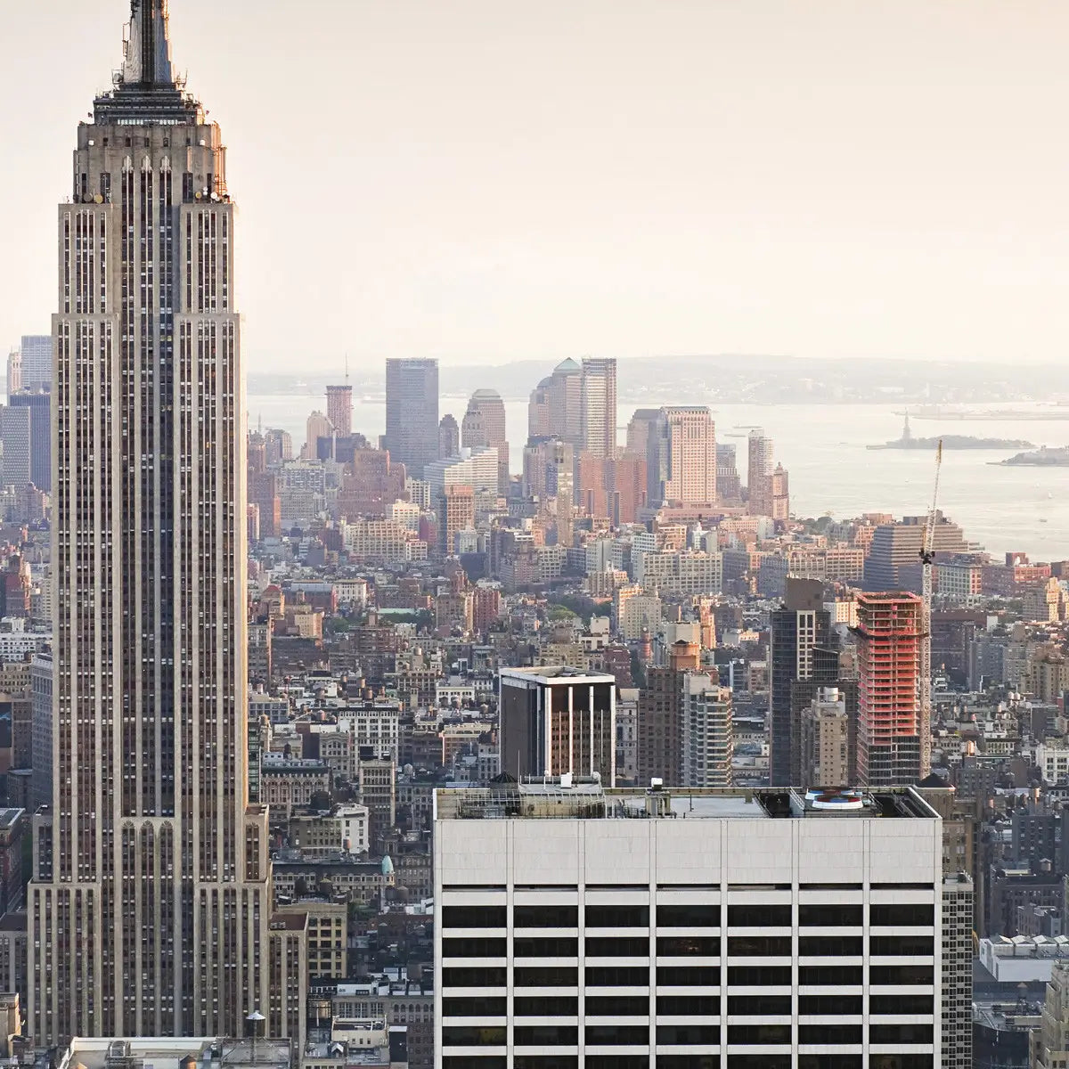 Penthouse New York City Window Imitation Photo Wallpaper (W x H) 368cm x 254cm (144" x 100")
