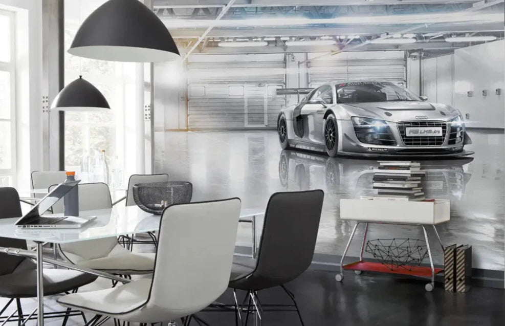 Audi Super Car photo wallpaper boys bedroom