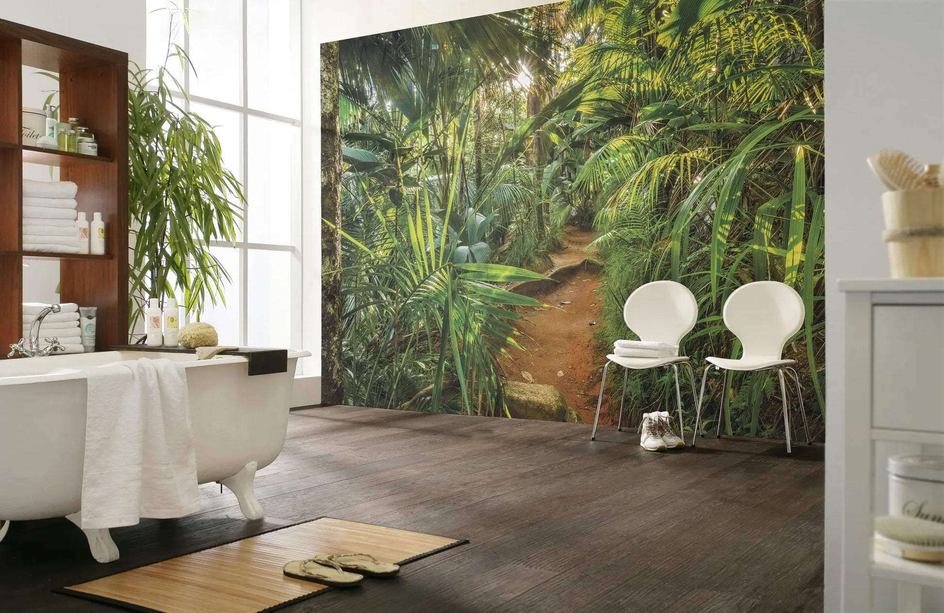 Jungle wall mural