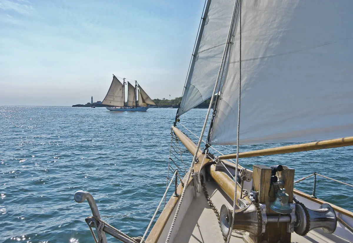 Sailing Boat on The Sea Living Room Photo Wallpaper (W x H) 368cm x 254cm (144" x 100")