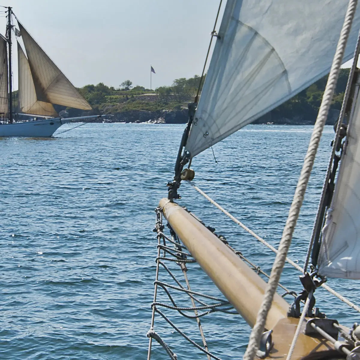 Sailing Boat on The Sea Living Room Photo Wallpaper (W x H) 368cm x 254cm (144" x 100")