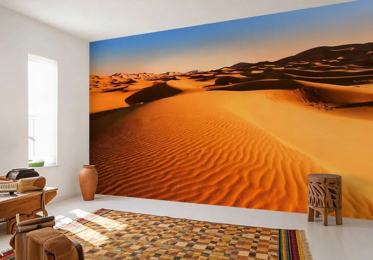 Desert Landscape Living Room Non-Woven Wallpaper Mural 366 cm x 254 cm (141" x 100")