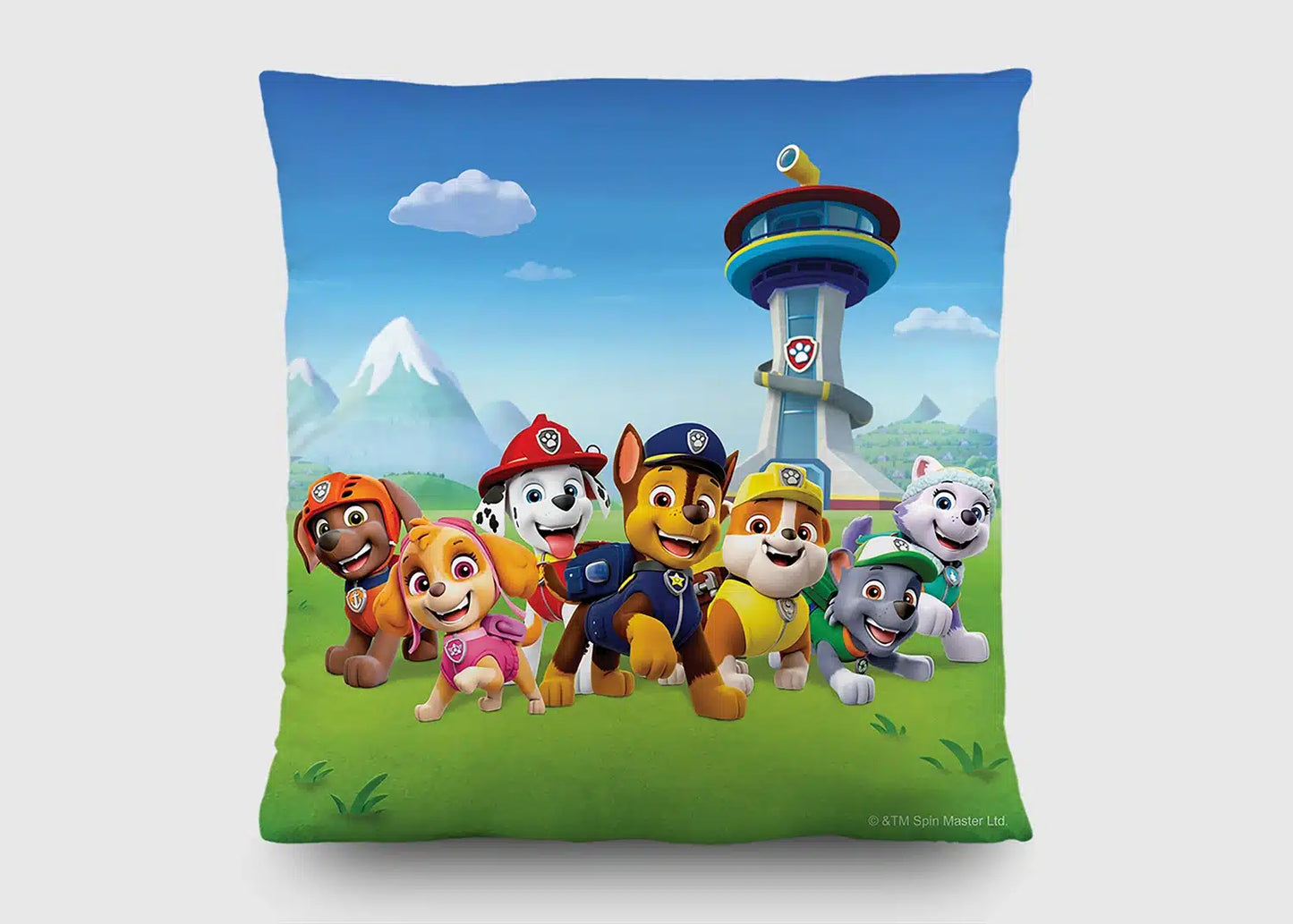 Cushion Paw Patrol Tower Base 40 x 40 cm Branded Original Filled Pillow Paw Patrol