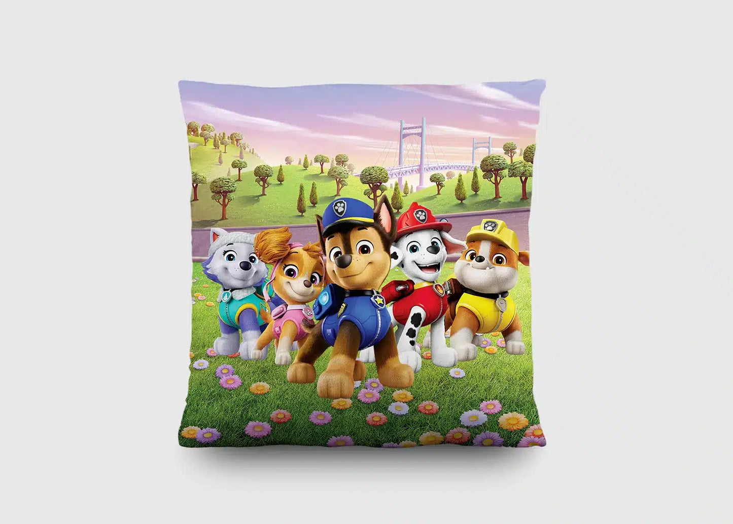 Cushion Paw Patrol Field Play 40 x 40 cm Branded Original Filled Pillow Paw Patrol