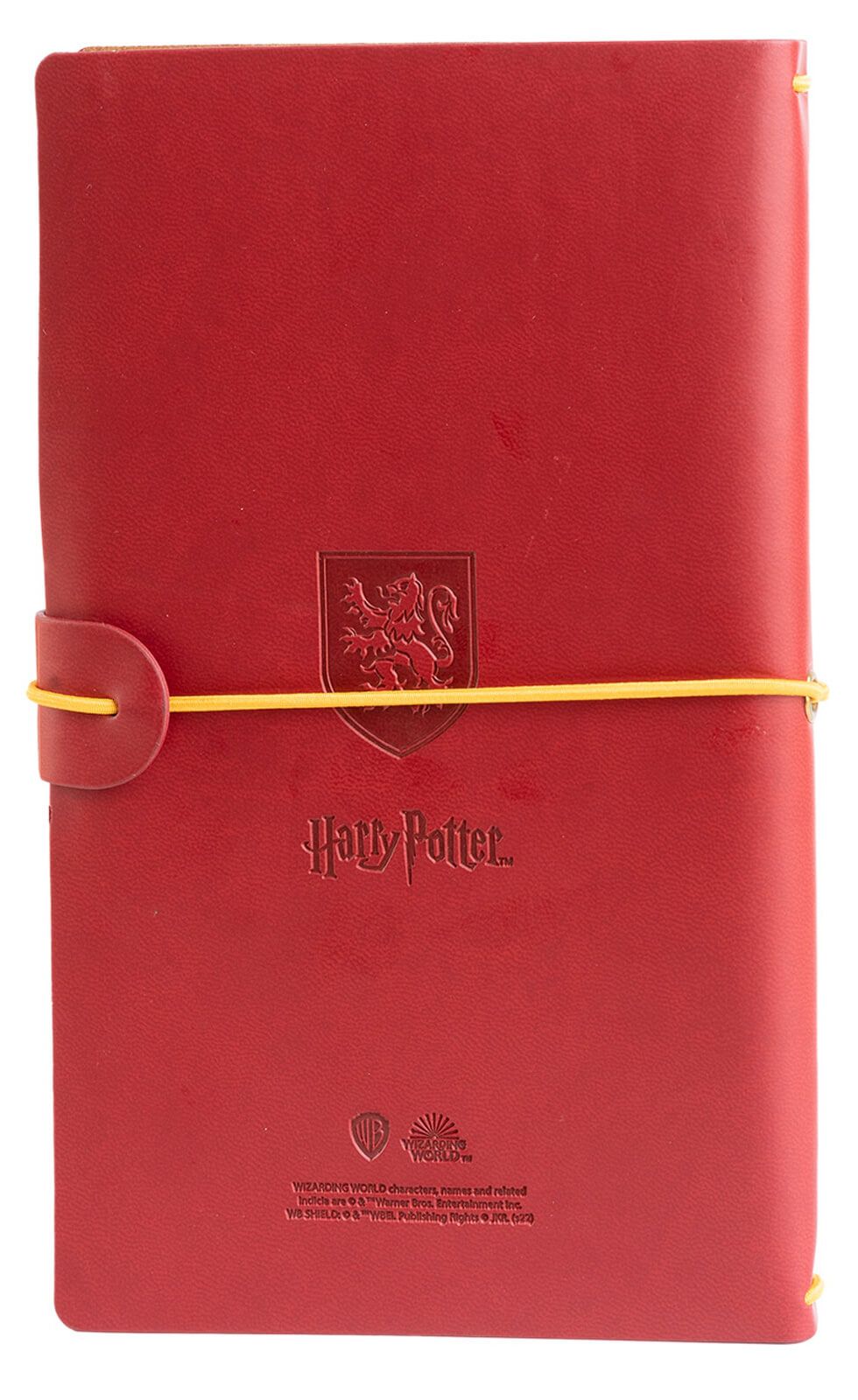 Harry Potter Gryffindor PU Leather Travel Journal Cute Gifts Movie Notebook 11,7x19,6 cm
