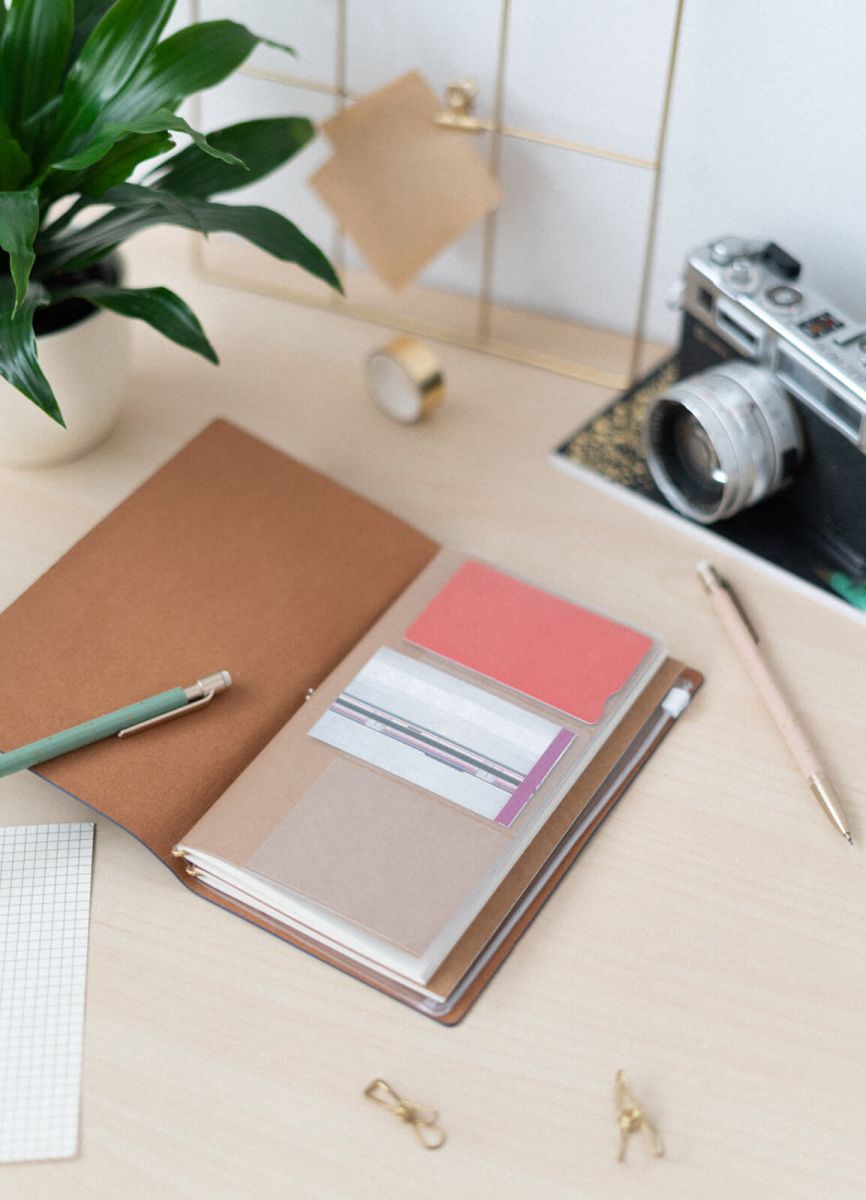 Astral PU Leather Travel Journal Cute Gifts Art Notebook 11,7x19,6 cm