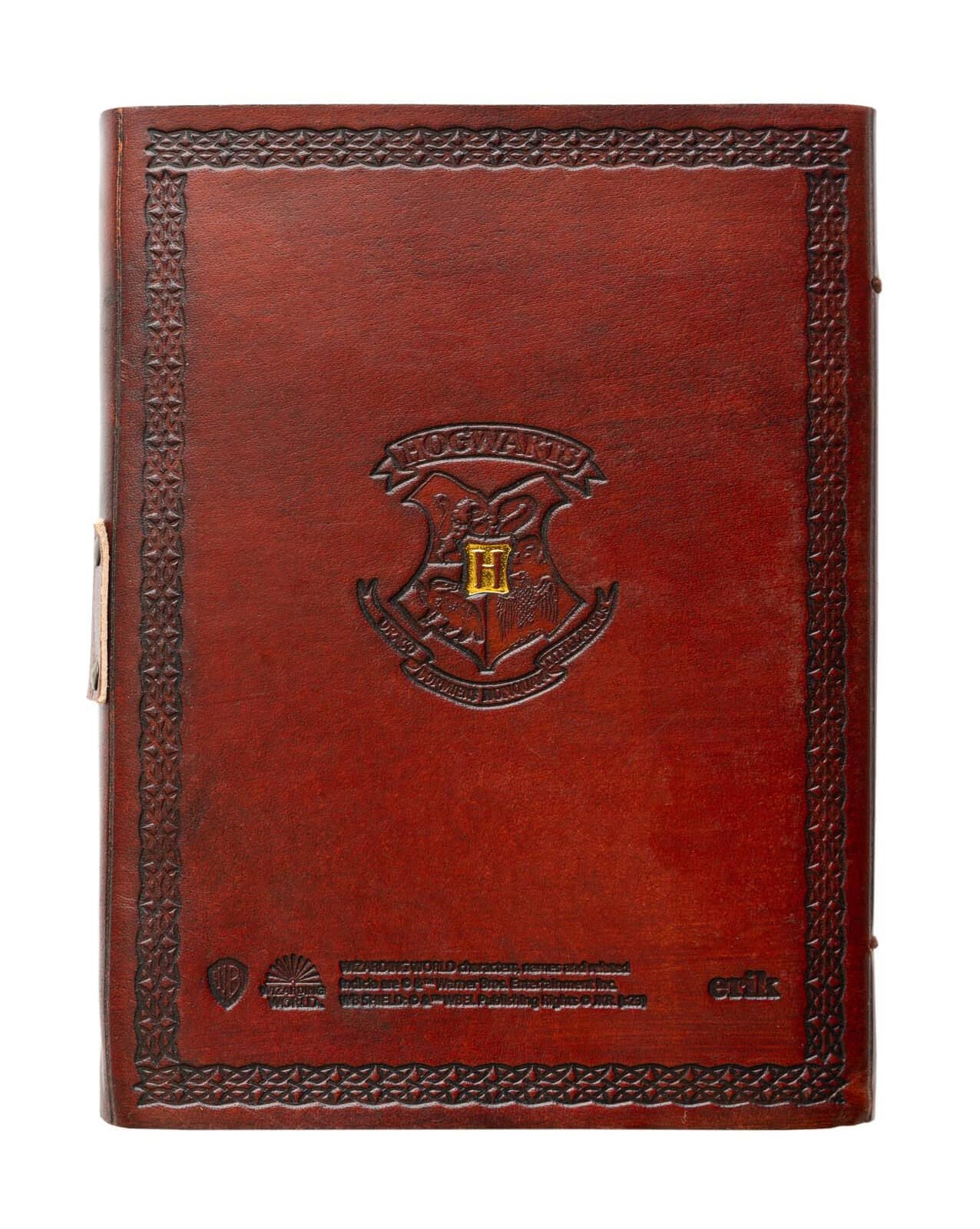 Harry Potter Leather Journal Premium Blank Movie Notebook 175x130x26mm