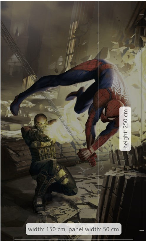 Marvel Spider-Man Fighting Teen Bedroom