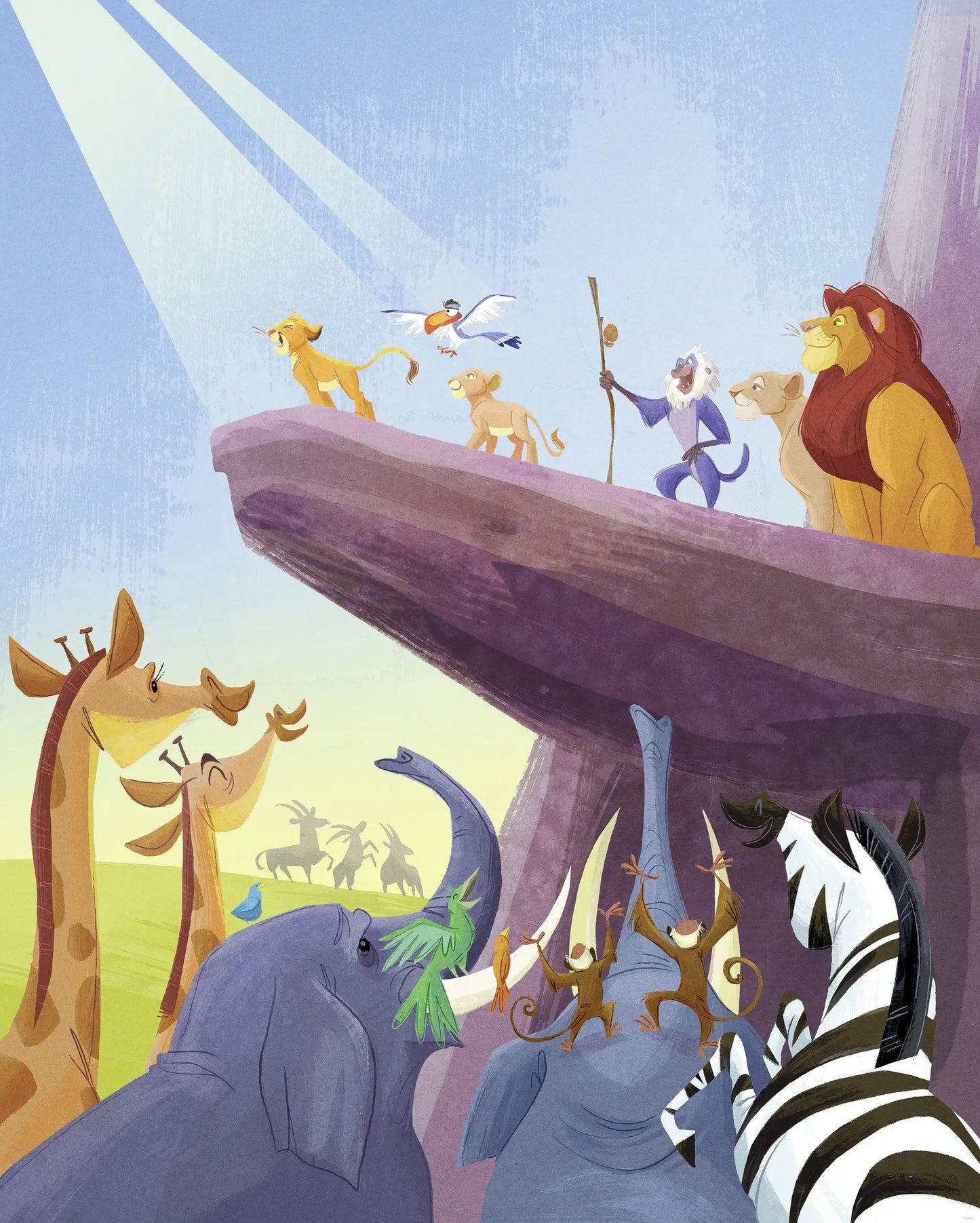 Disney The Lion King Classic Long Live the King Non-Woven Wallpaper Mural 200 cm x 250 cm (78" x 98")
