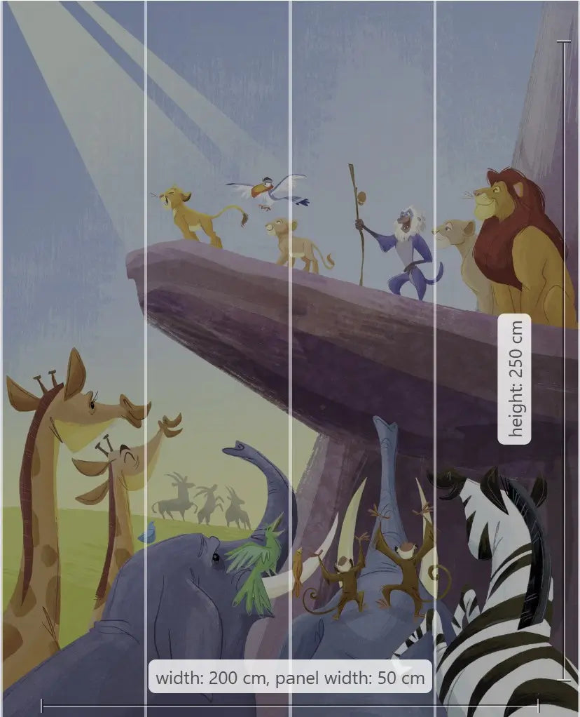 Disney The Lion King Classic Long Live the King Non-Woven Wallpaper Mural 200 cm x 250 cm (78" x 98")