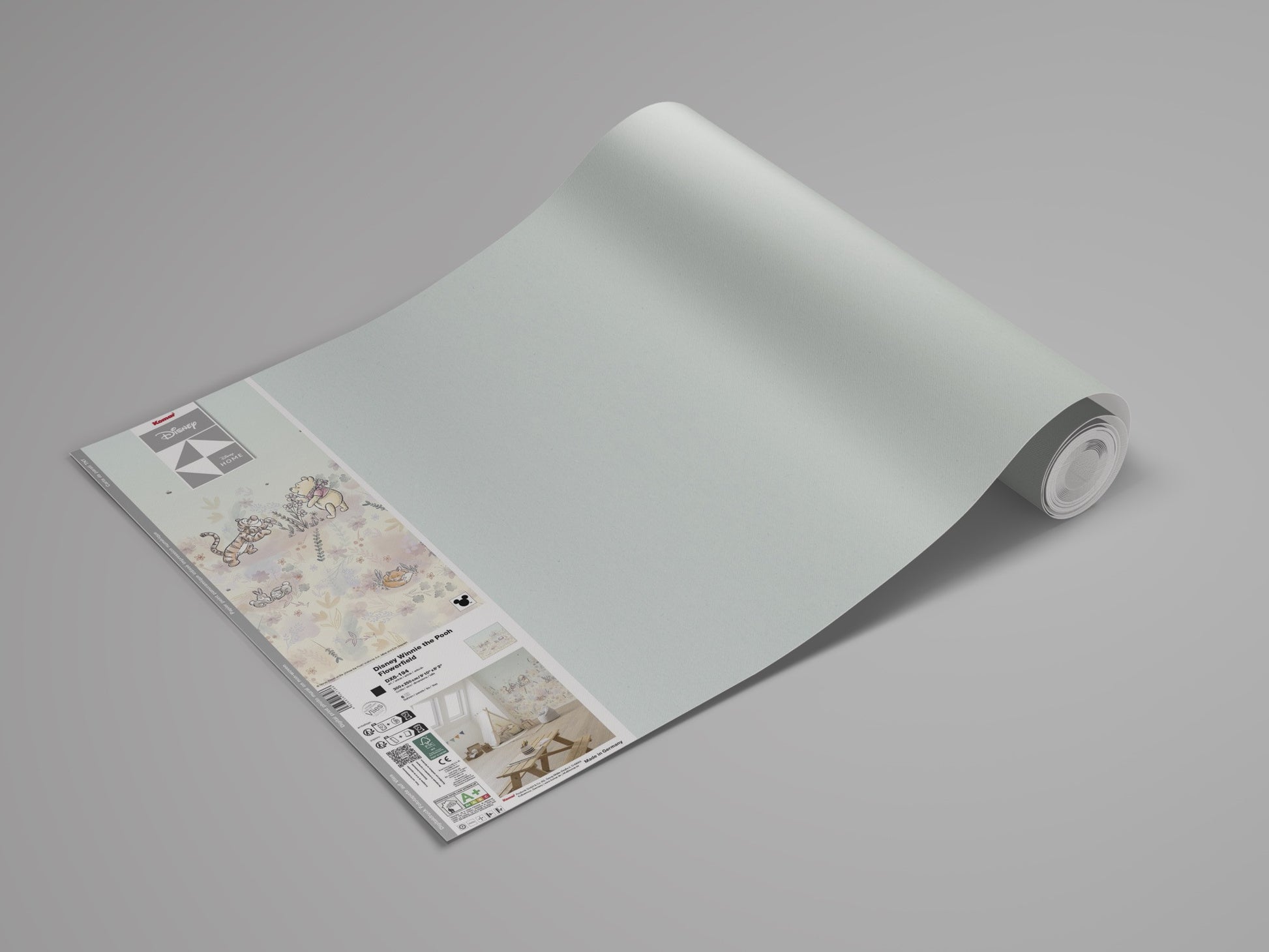 Disney Winnie the Pooh Flowerfield Baby Non-woven photo wallpaper