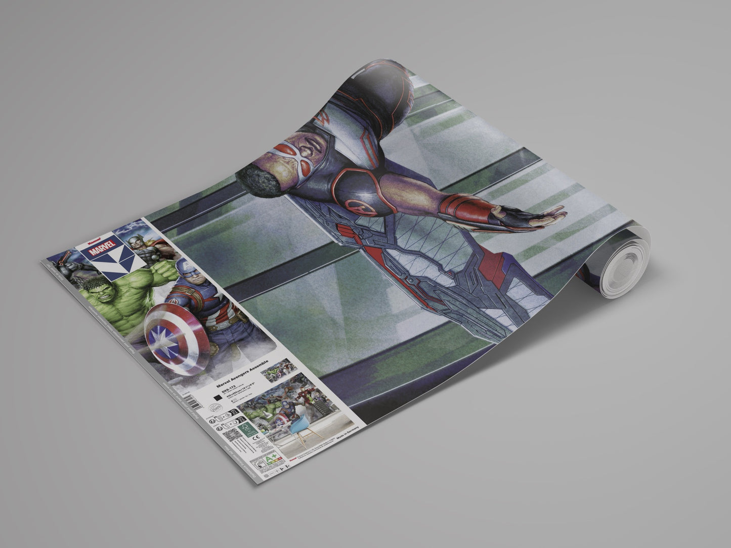 Marvel Avengers Assemble Boy Bedroom Non-woven photo wallpaper 400 cm x 250 cm | 157" x 98"