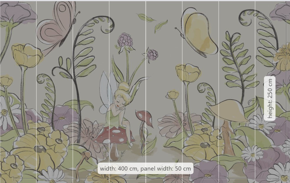 Disney Tinker Bell Infant Baby Girl Nursery Art