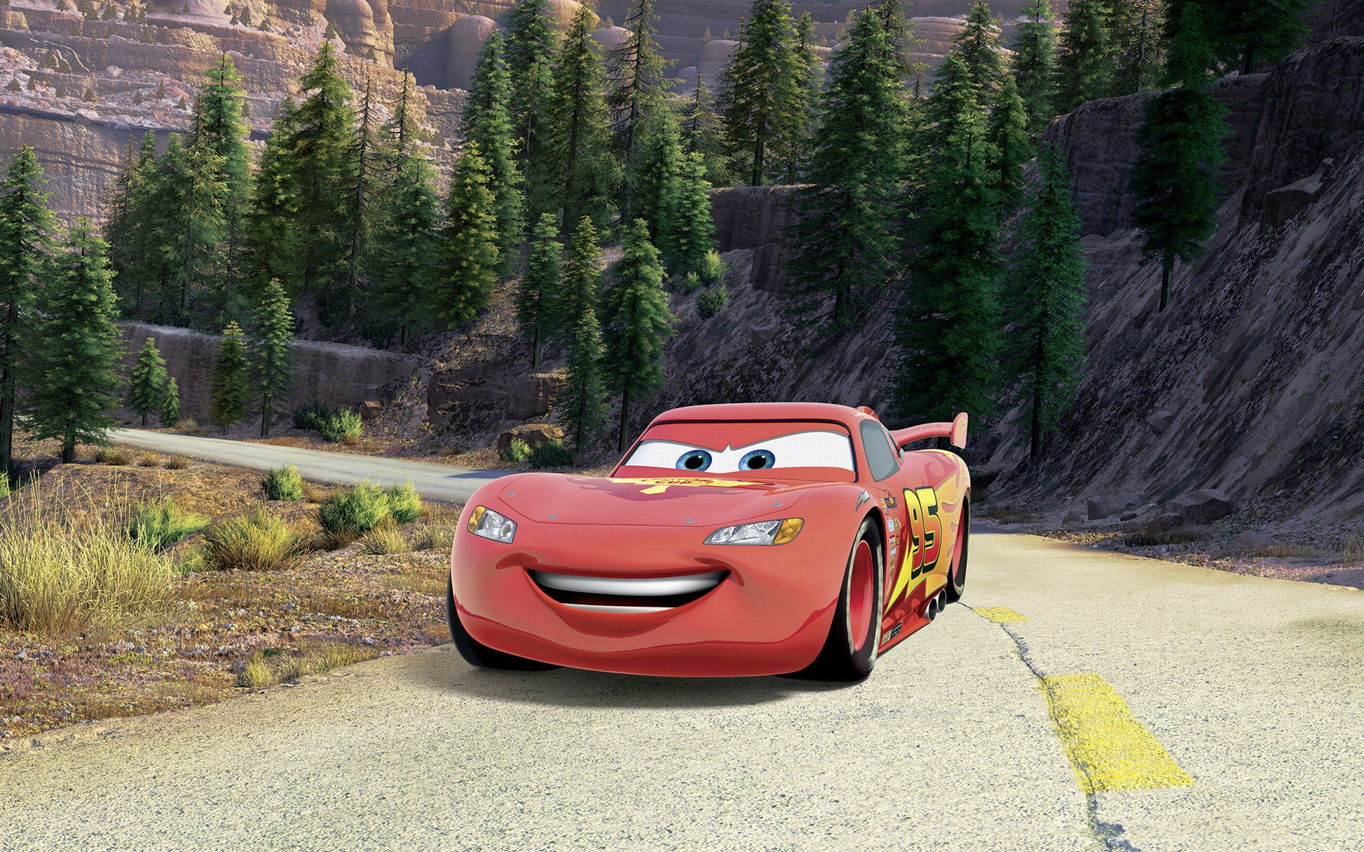 Disney Pixar Cars Every Road has a Story Non-woven photo wallpapers