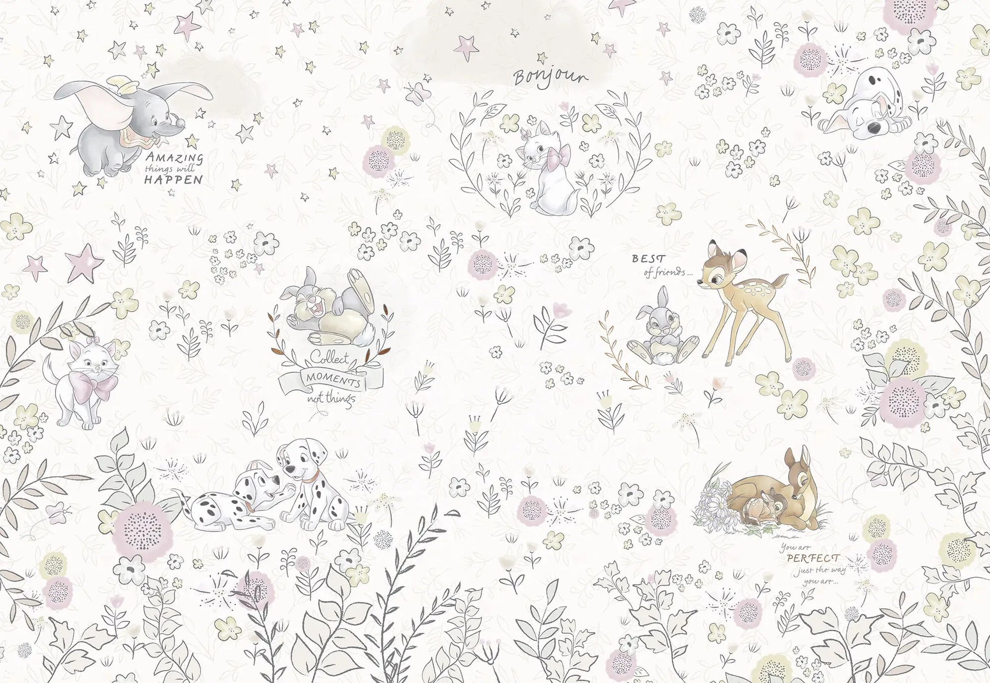 Disney Baby Bedroom Bambi Photo Wallpaper