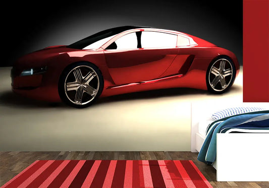 Red Sports Car Bolid Photo Wallpaper