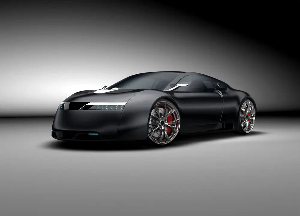Sportwagen Super Sports Futuristic Car Photo Wall