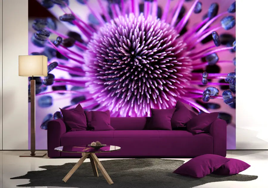 Purple Flower Close Up Photo Wallpapers