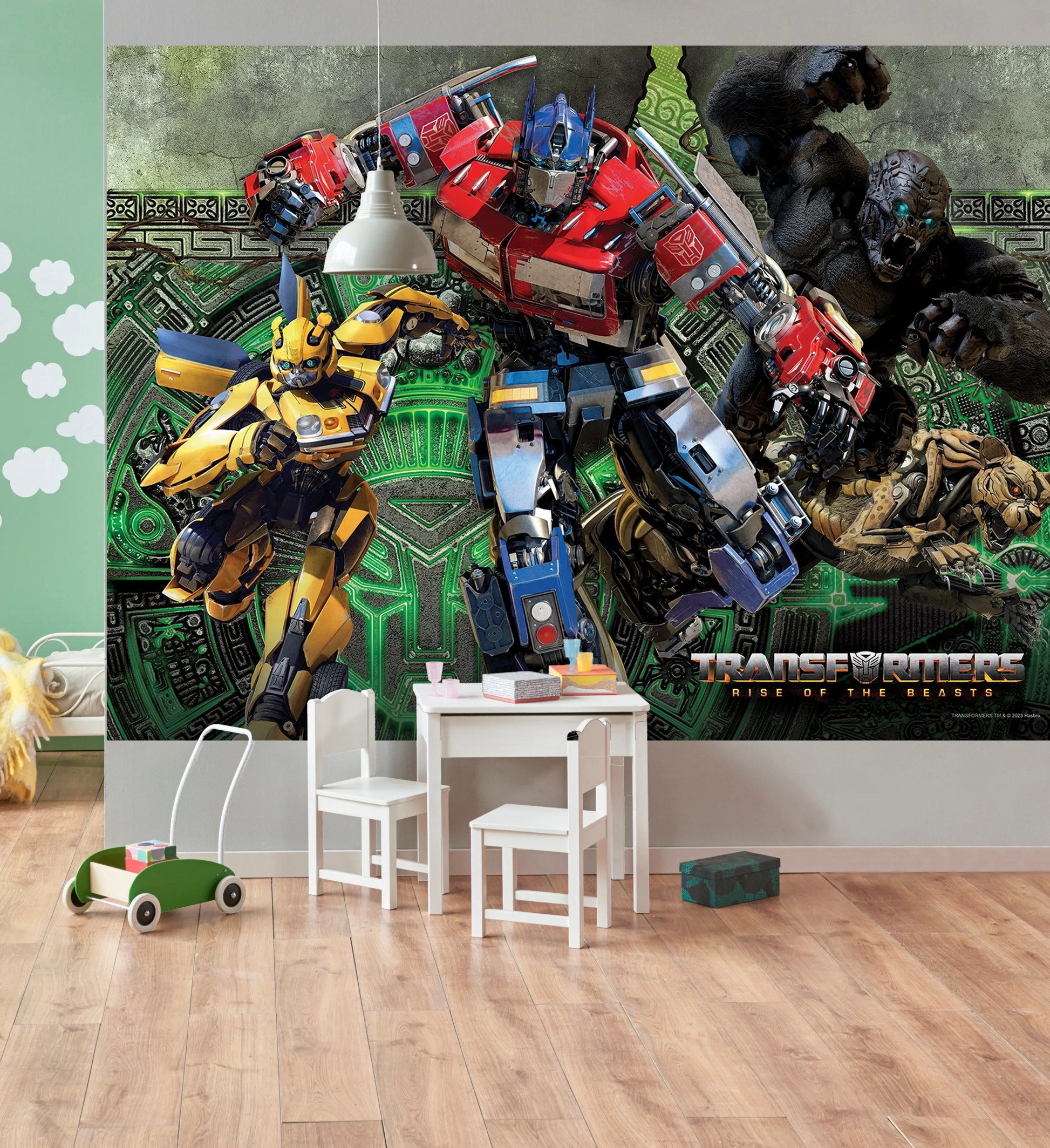 Transformers Rise Of The Beasts Paper Photo Wallpaper