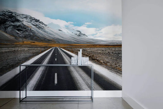 Road through Iceland Photo Wallpape