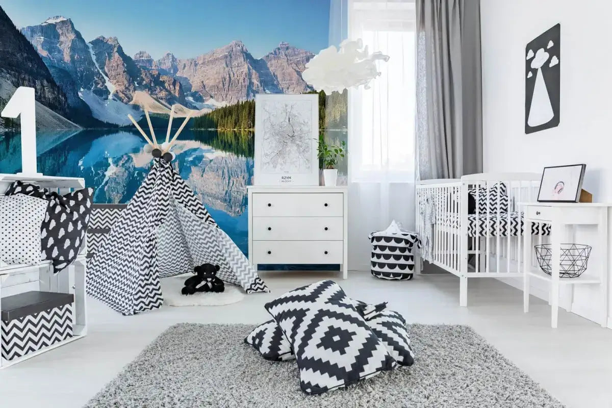 Blue Mountain Lake Photo Wallpaper