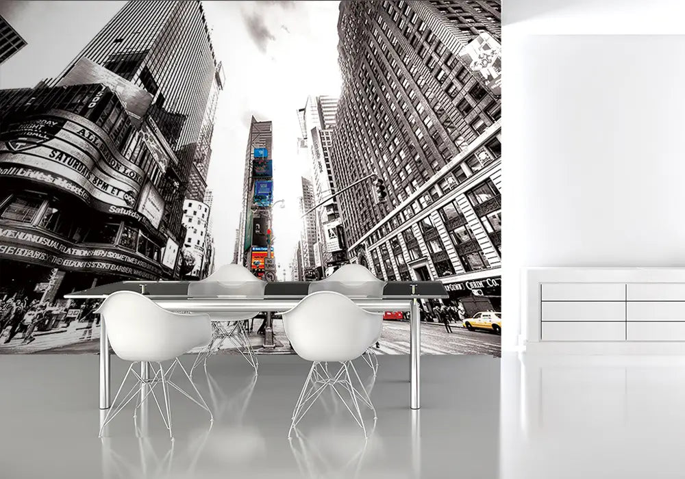 Times Square Vintage New York Street Photo Wallpaper