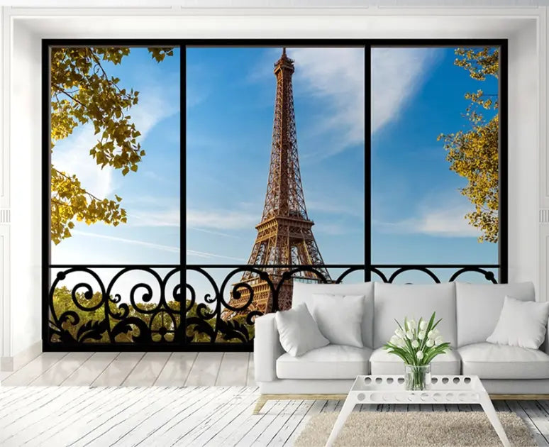 Paris France Eiffel Tower Photo Wallpaper