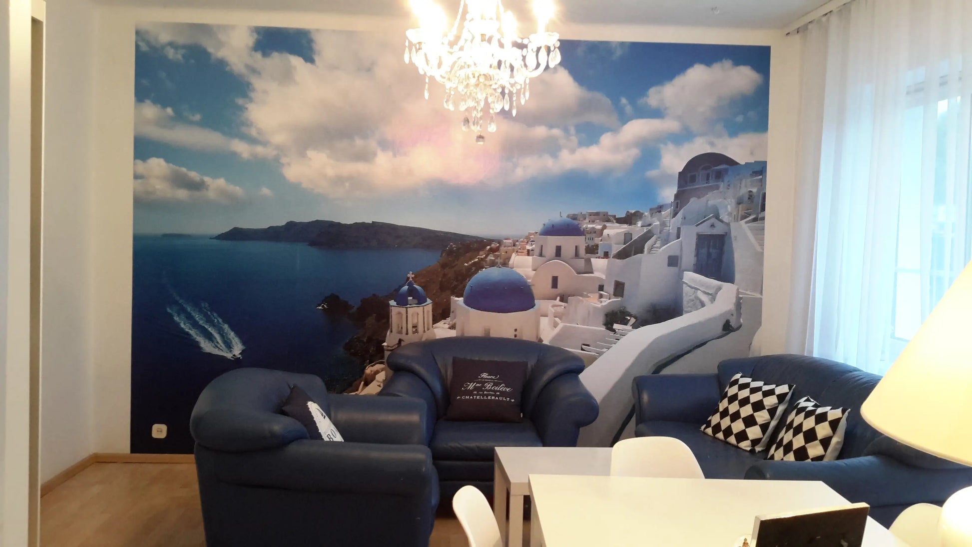 Santorini Holiday Destination Seaside Photo Wallpapers