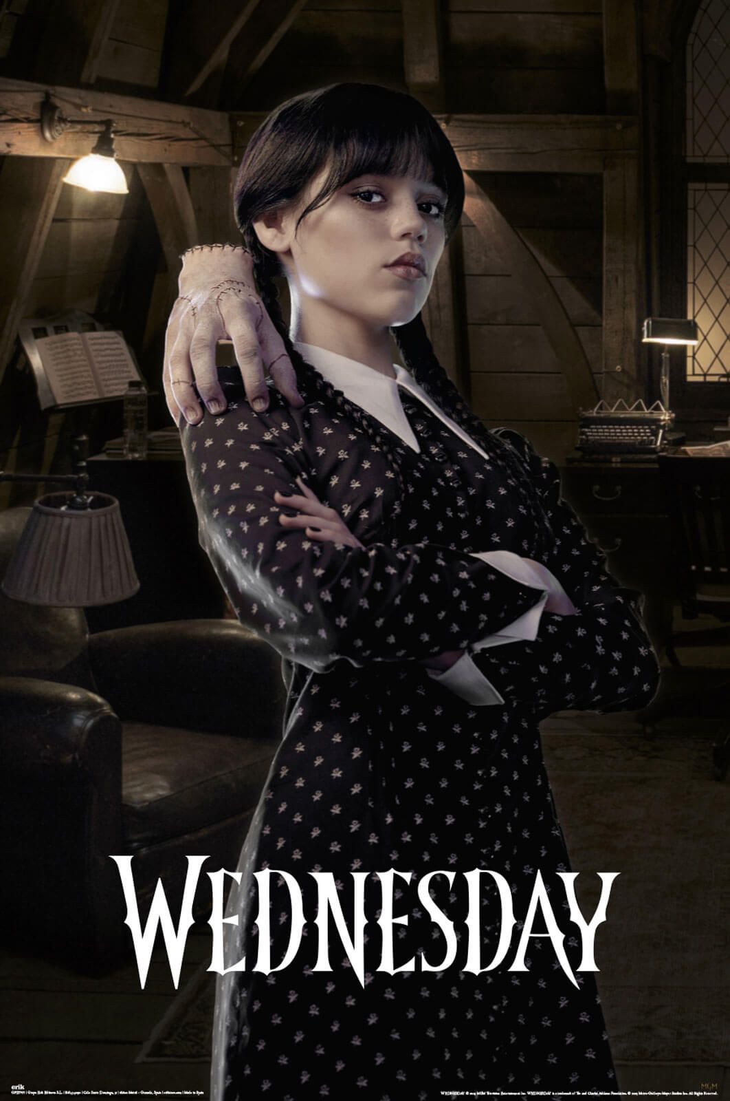 Wednesday Addams Thing Poster 61x91.5 cm | 24x36 inch W x H