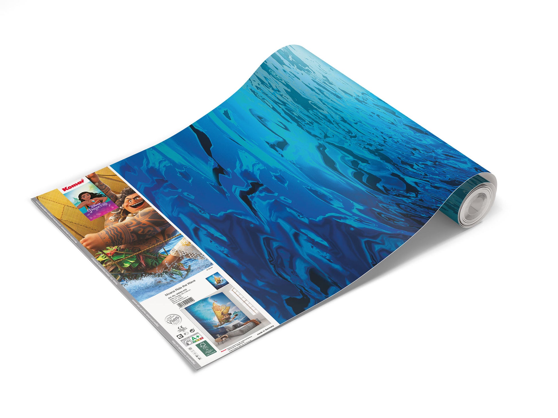 Disney Moana Rides the Wave XL Non-Woven Wallpaper Mural