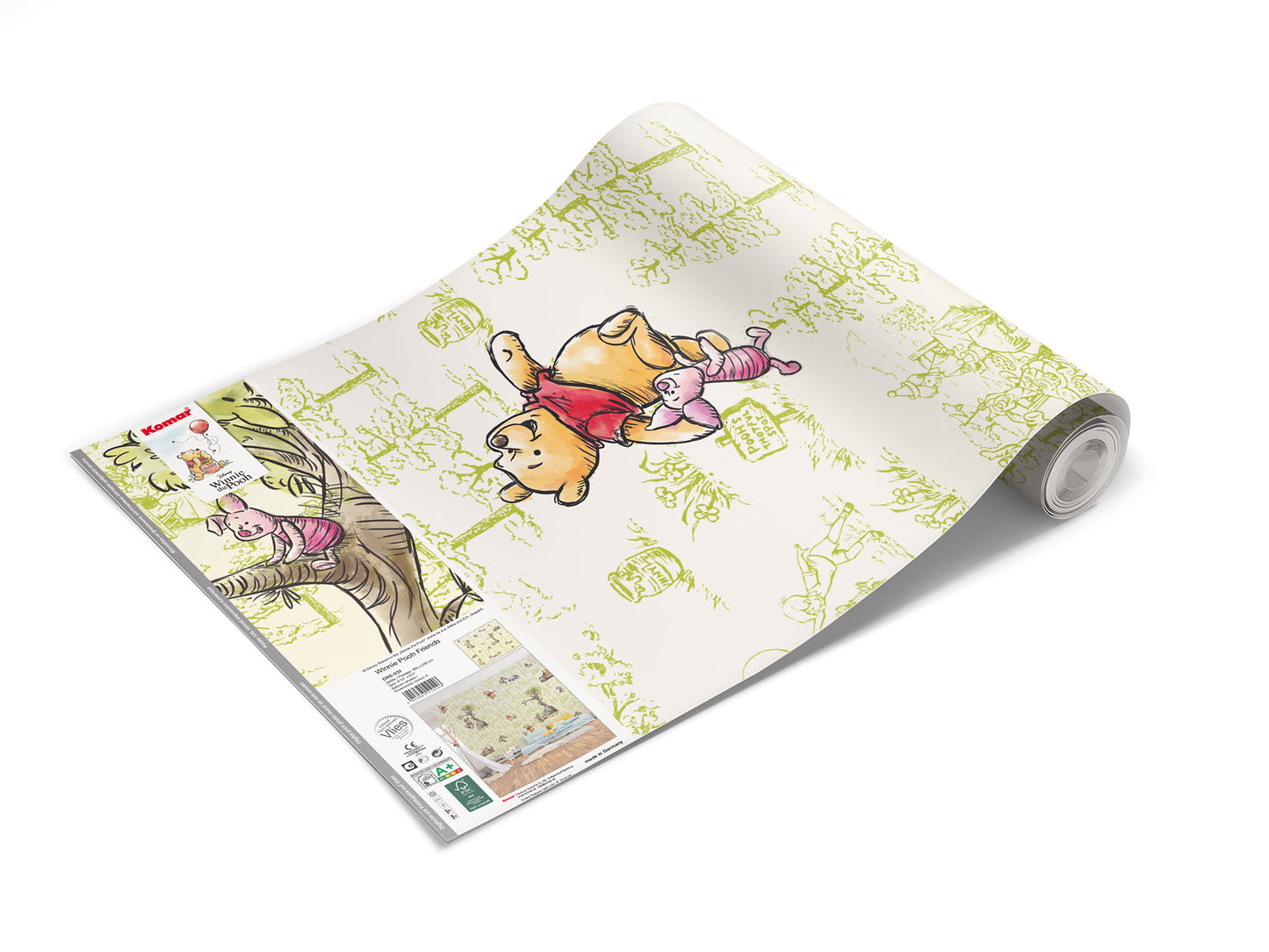 Disney Winnie the Pooh Friends Non-Woven Wallpaper Mural 300 cm x 280 cm | 118" x 110"