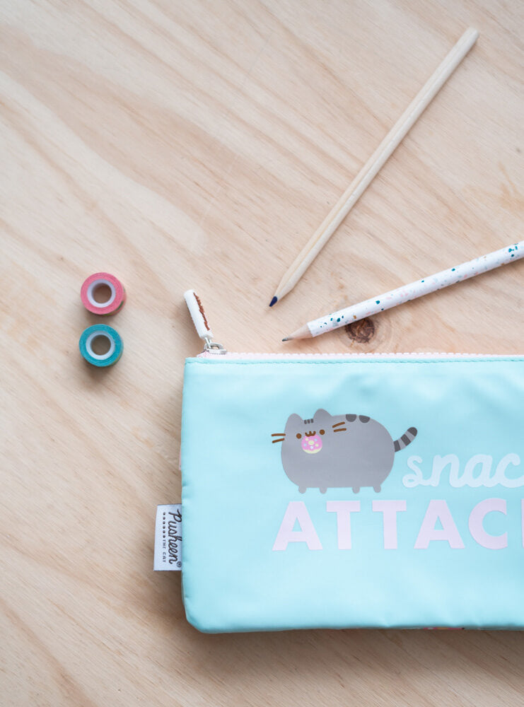 Pushee Snack Attack Pink Mint Pencil Case 215x125x30 mm