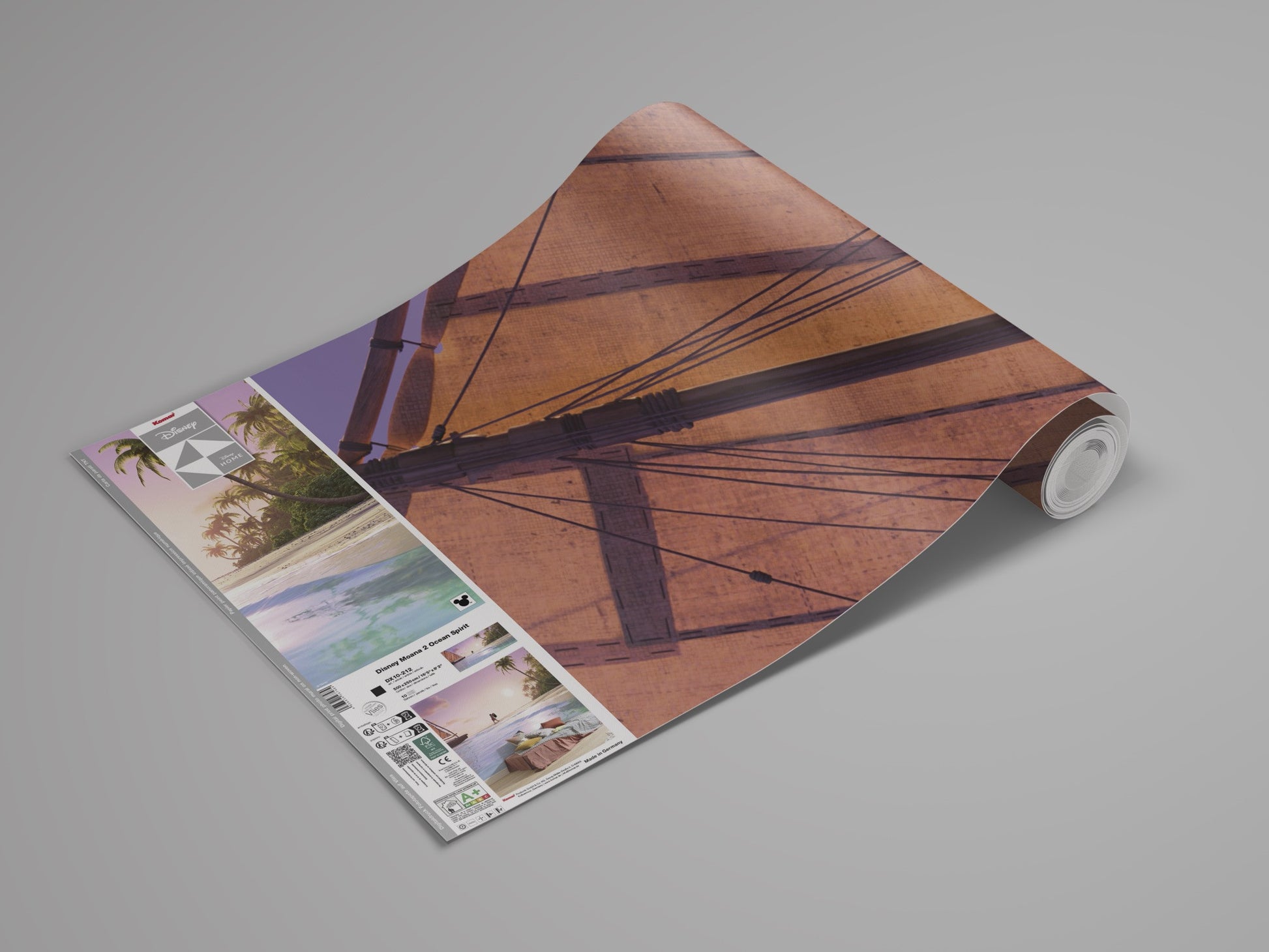 Disney Moana 2 Ocean Spirit Beach Sunset Non-woven photo wallpaper